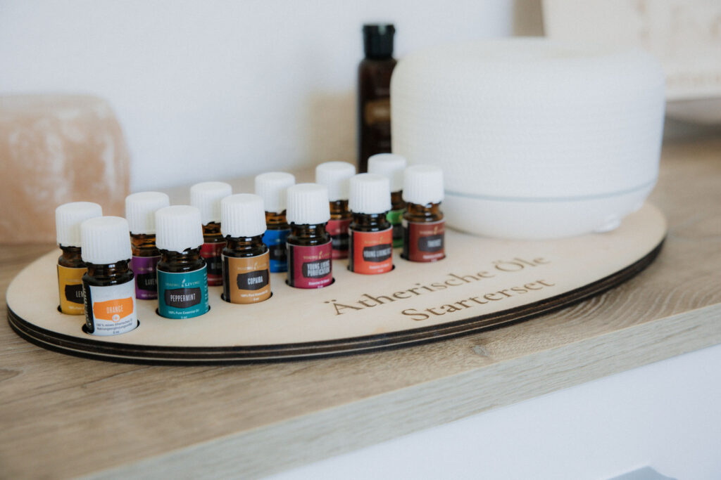 ätherische Öle und ein Diffuser